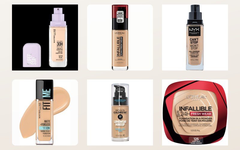 Best drugstore foundation for oily skin