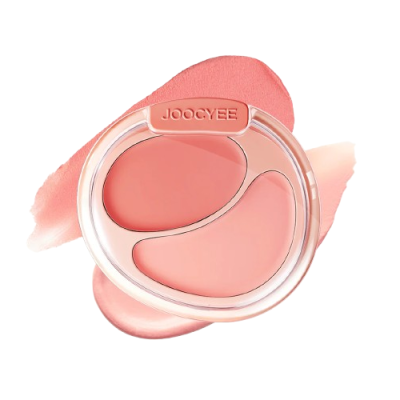 Joocyee Cream Blush Duo product showing the two-compartment cream blush compact