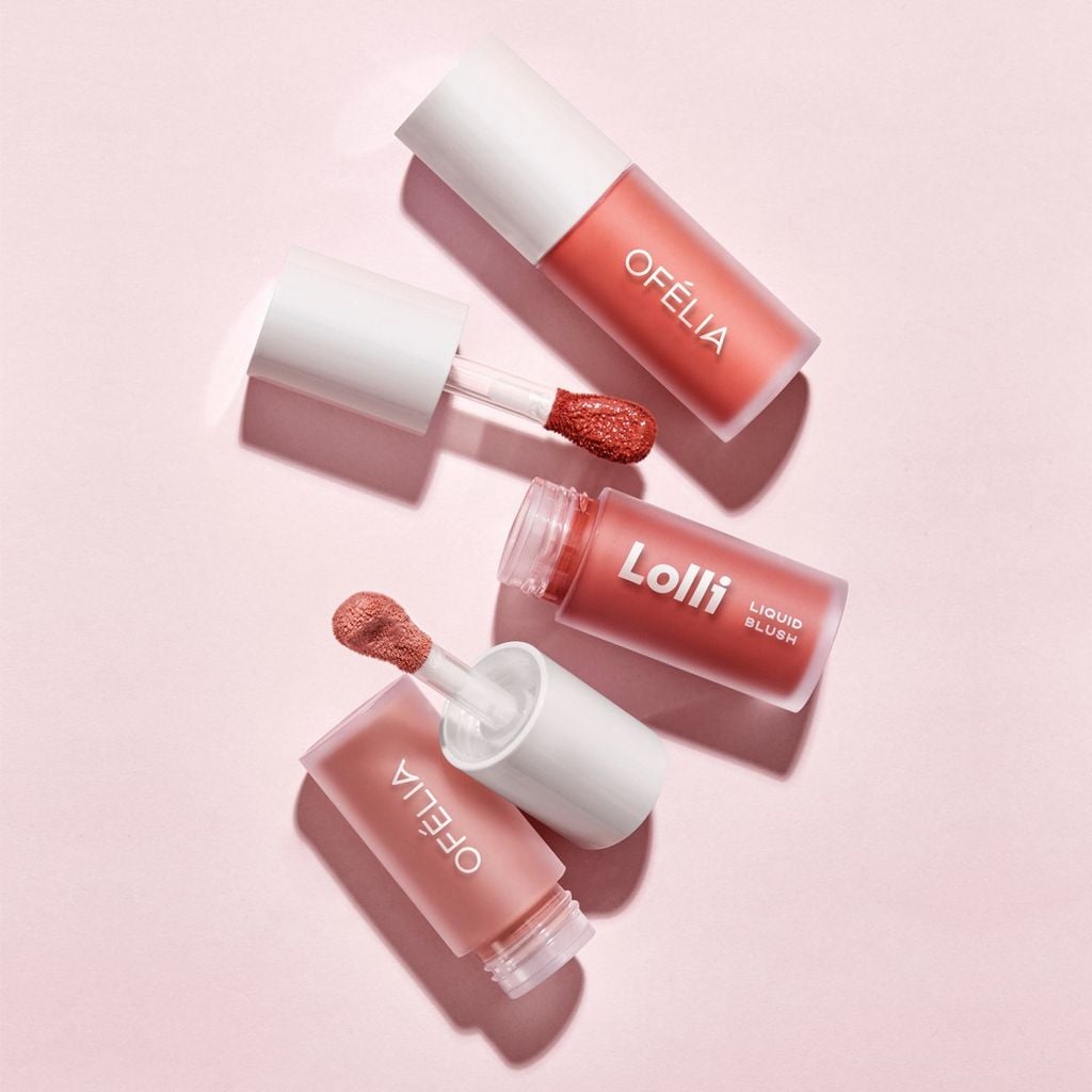 Ofélia Lolli Liquid Blush product bottles