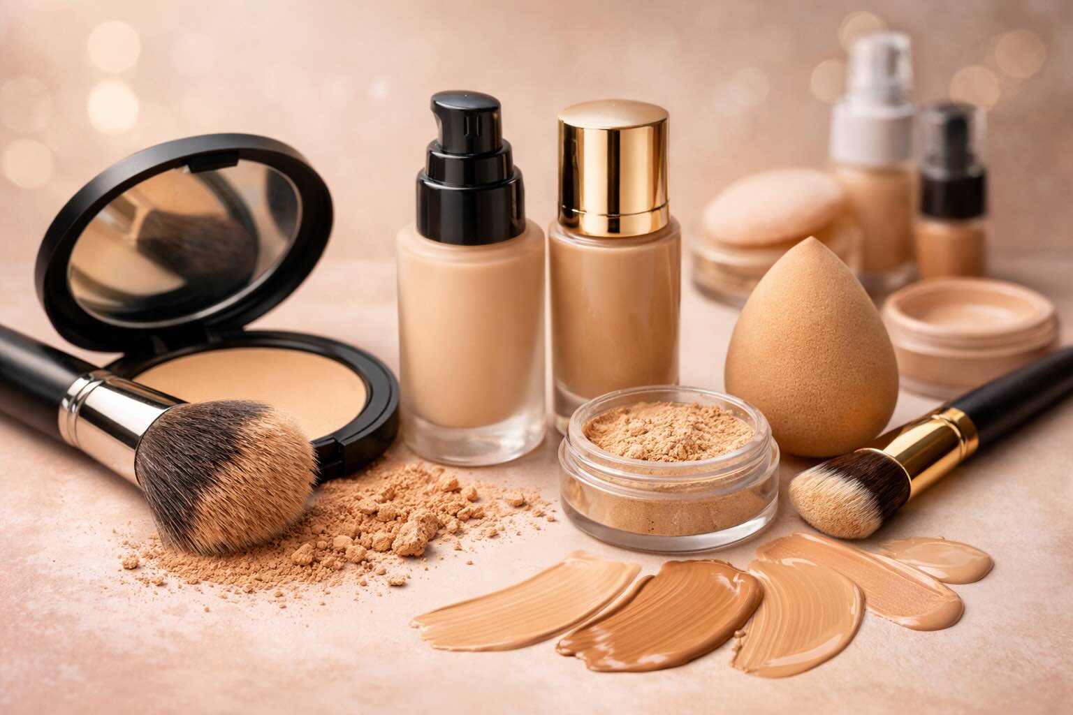 Powder vs liquid foundation comparison