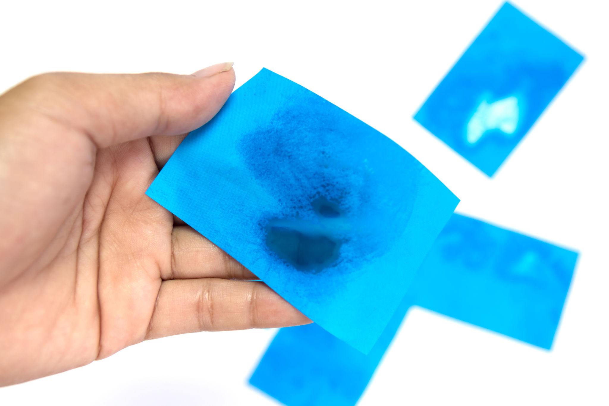How to identify your skin type - blotting paper test